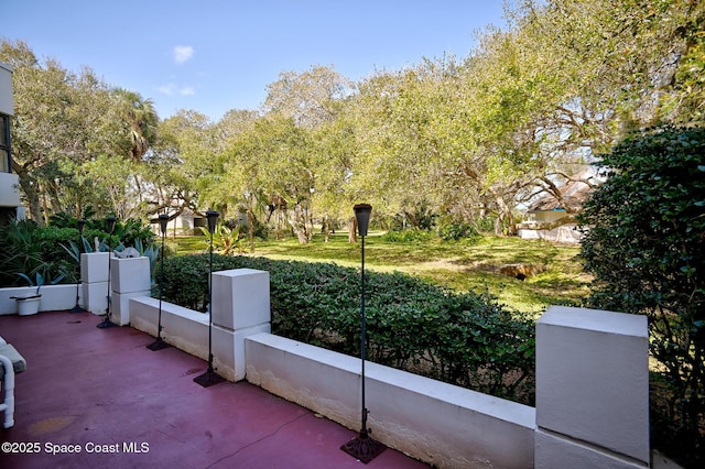 view of patio