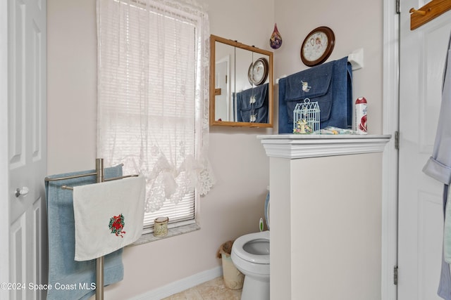 bathroom with toilet