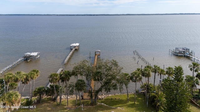 view of water feature