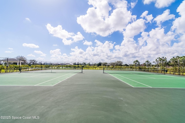 view of sport court