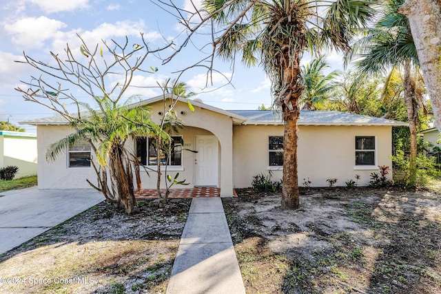 view of ranch-style home