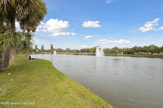 property view of water