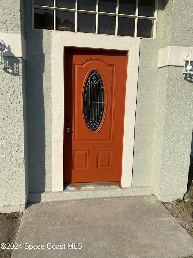 view of entrance to property