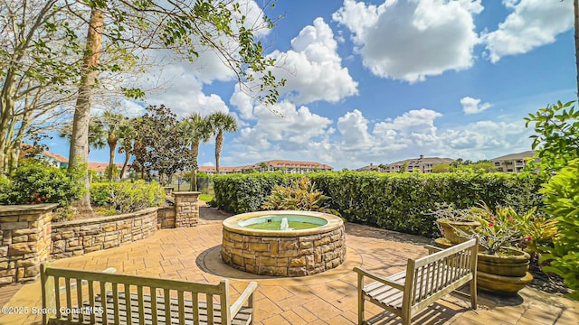 view of patio