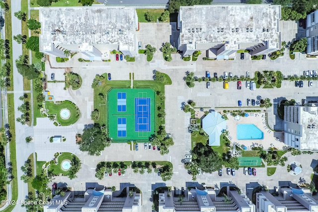 601 Shorewood Dr Unit 402, Cape Canaveral, FL 32920 - aerial overview of property's location featuring a pool area