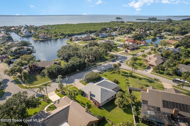 4740 Seminole Trl, Merritt Island, FL 32953 - aerial view of residential area with a large body of water