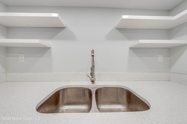 interior details with sink