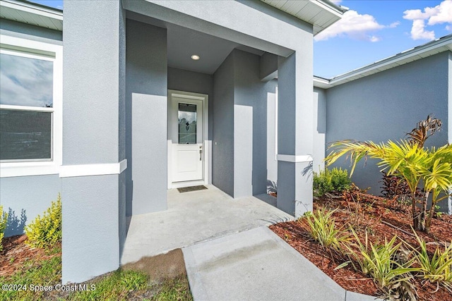 view of entrance to property