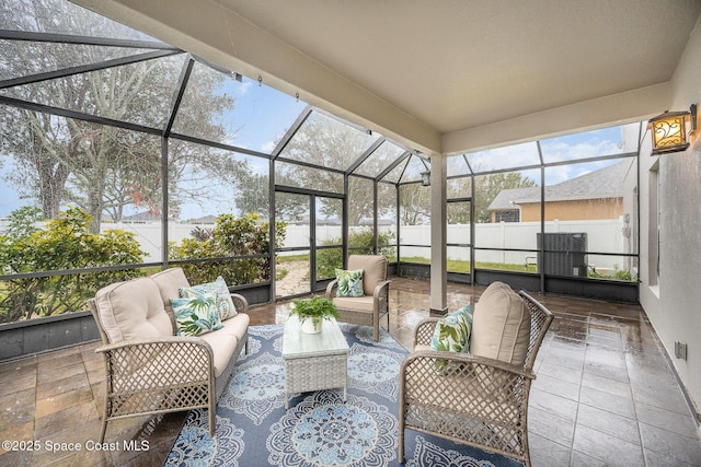 sunroom / solarium with plenty of natural light