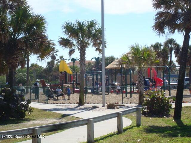 view of jungle gym