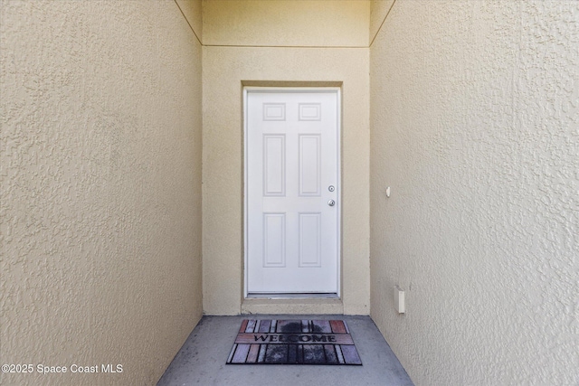 view of entrance to property