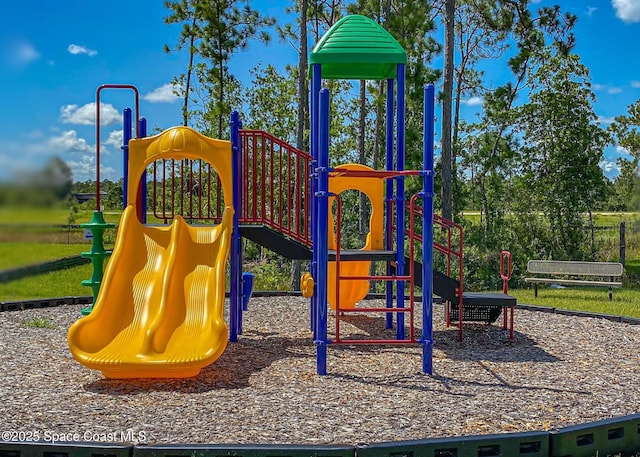 view of jungle gym