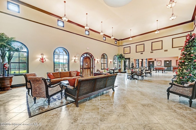 view of community lobby