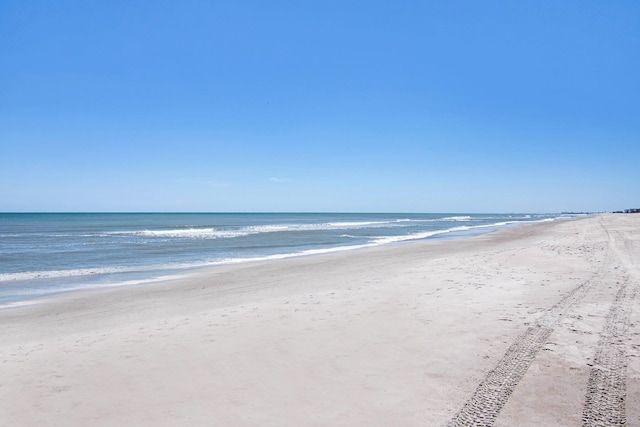 water view featuring a view of the beach