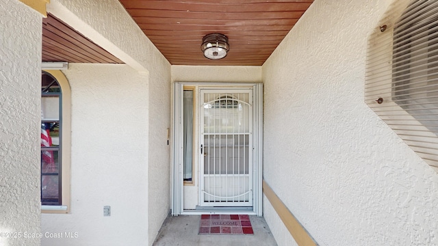 view of entrance to property