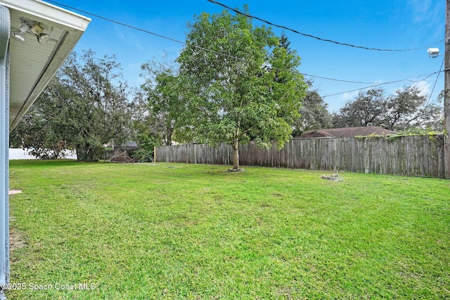 view of yard