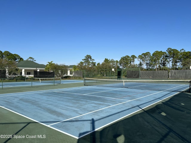 view of sport court