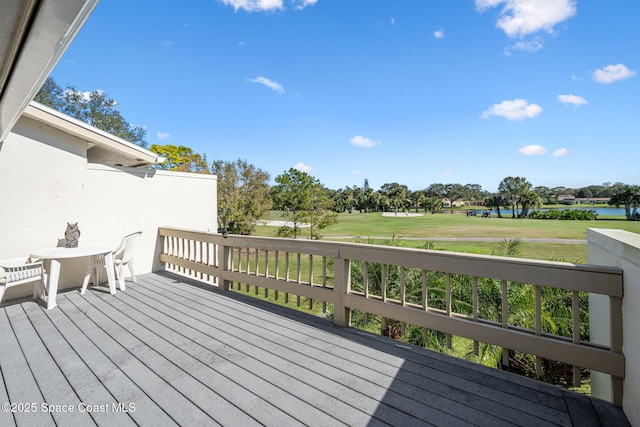 view of deck