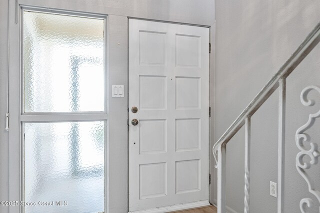 view of entrance foyer