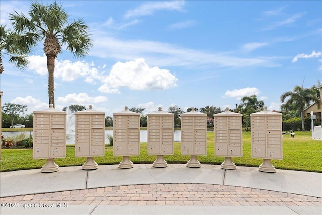 view of property's community featuring a mail area