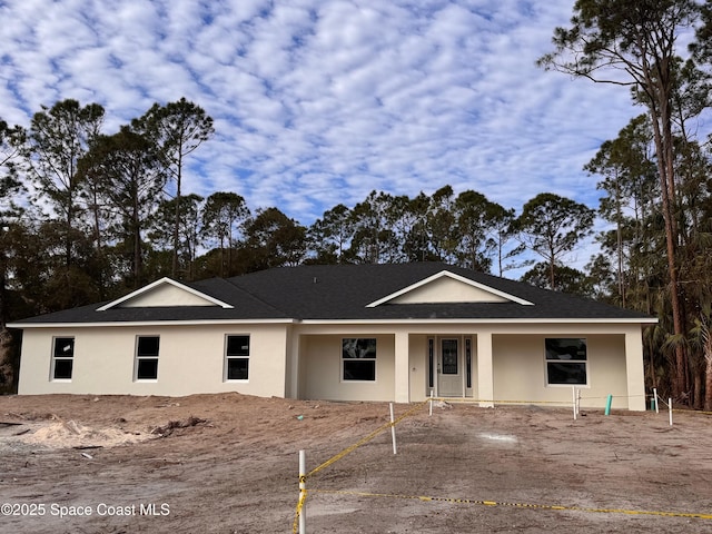 view of front of home