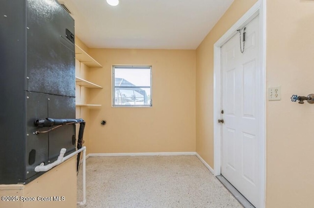 view of laundry area