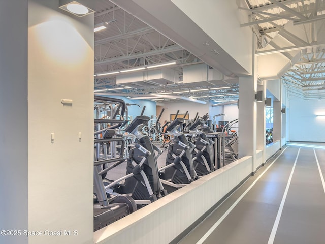 view of exercise room