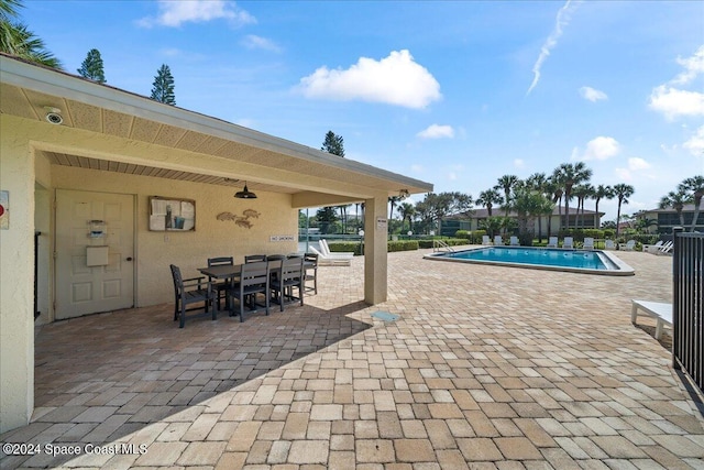 exterior space featuring a patio