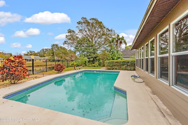 view of pool