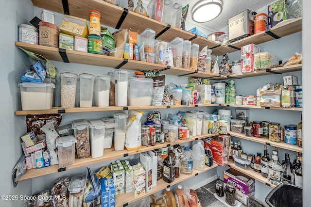 view of pantry