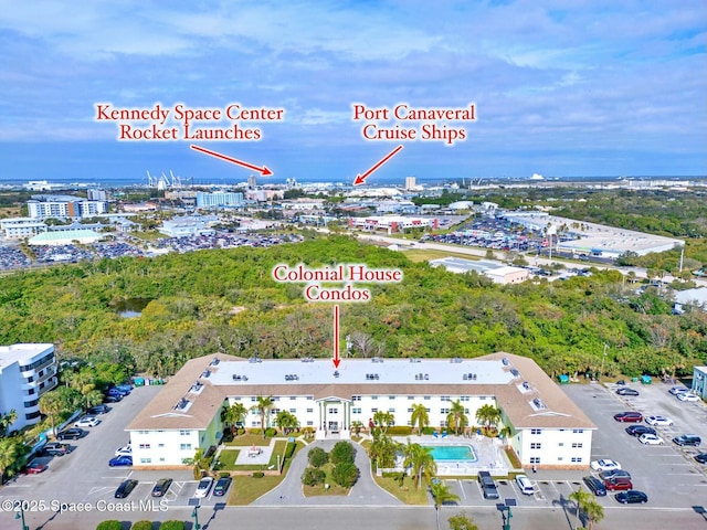 230 Columbia Dr Unit 113, Cape Canaveral, FL 32920 - view of urban area