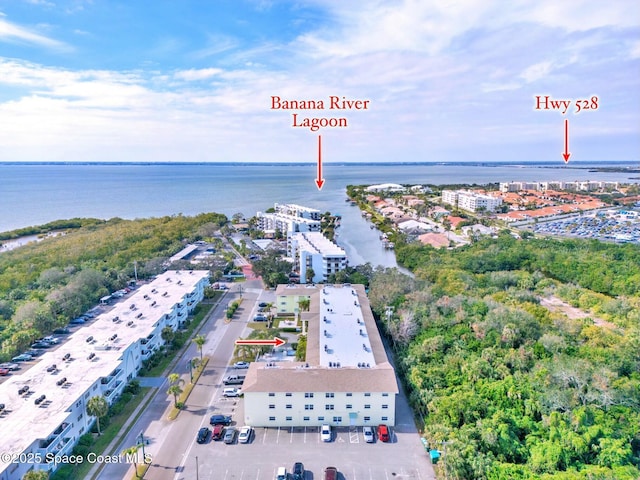 230 Columbia Dr Unit 113, Cape Canaveral, FL 32920 - aerial view of a large body of water and apartment complex / building