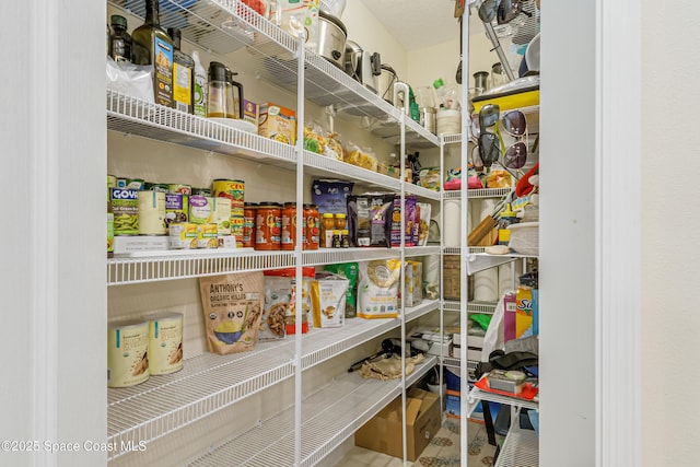 view of pantry