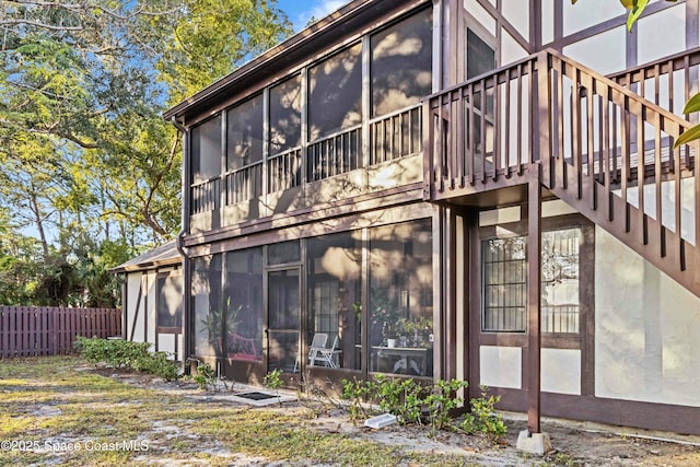 view of rear view of house