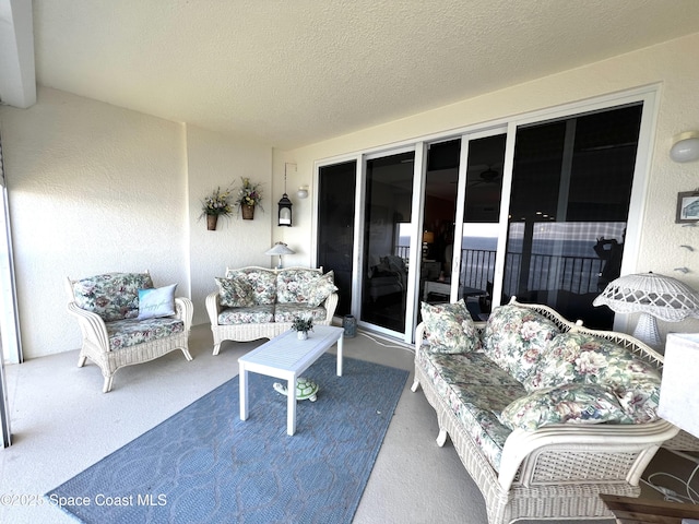 view of patio / terrace with an outdoor hangout area