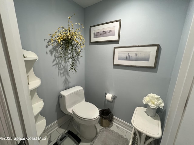 bathroom featuring toilet