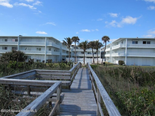 view of dock