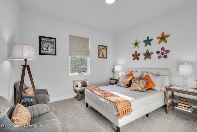 bedroom with carpet flooring