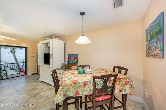 view of dining room