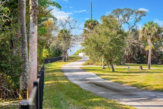 surrounding community with a lawn