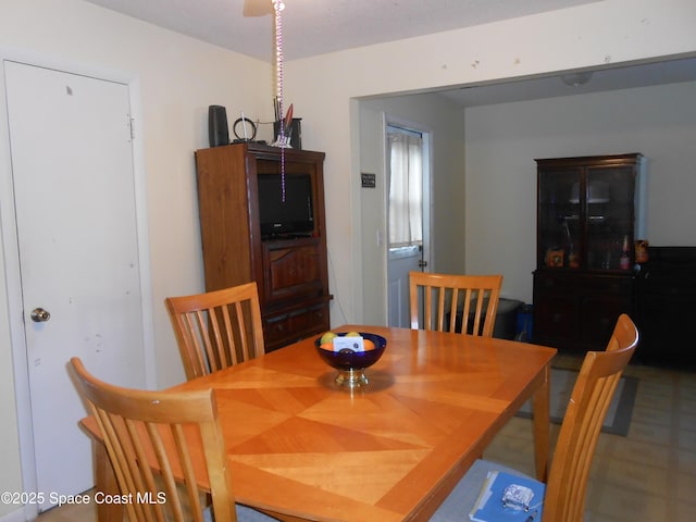 view of dining room