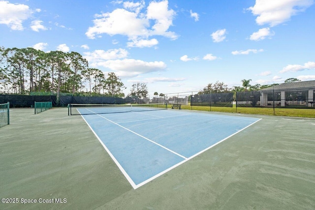 view of sport court