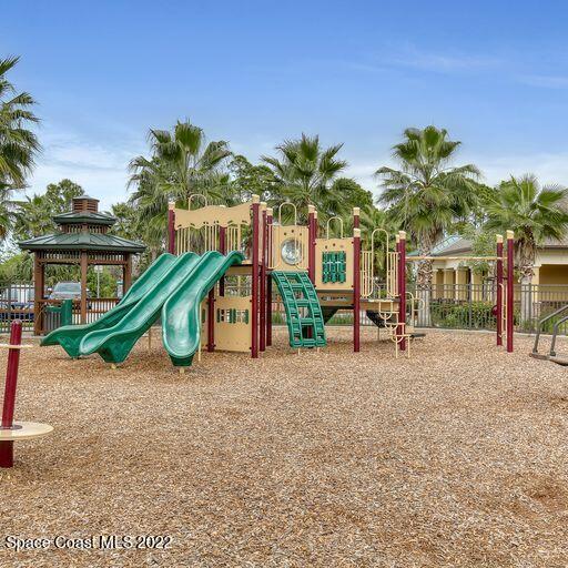 view of play area featuring a gazebo