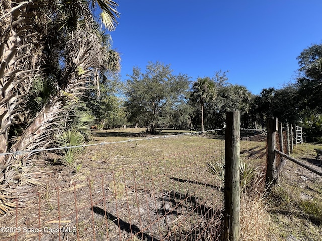 view of nature featuring a rural view