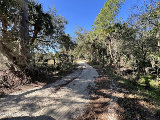 view of road