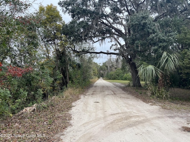 view of road