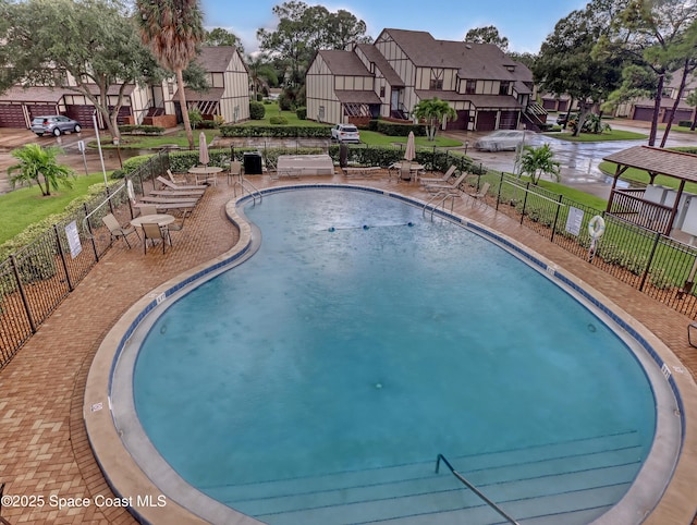 view of pool