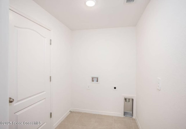 washroom featuring hookup for a washing machine and electric dryer hookup