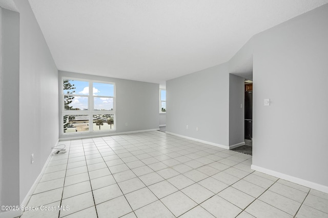 view of tiled spare room