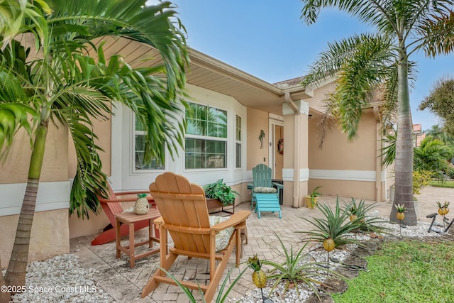 exterior space with a patio area